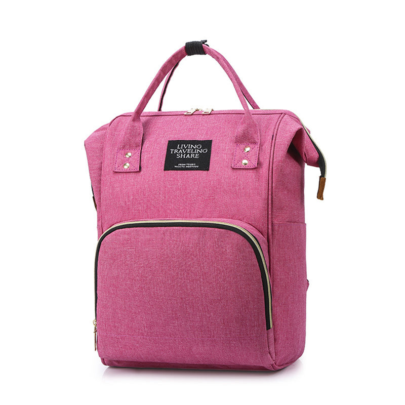 2 in 1 Mom Bag Thermal Insulation Backpack Multifunctional Baby Crib Handbag Stroller Bag