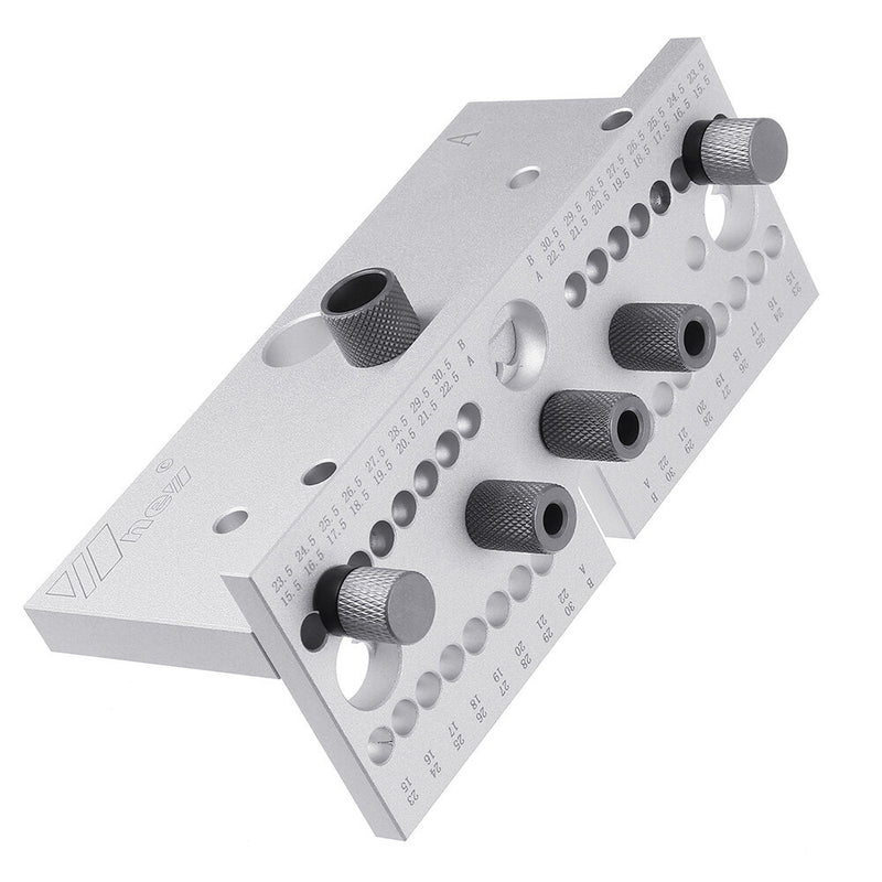 Wnew 3 In 1 Dowel Jig Woodworking Hole Puncher Drill Guide Positioning Hole Opener DIY Woodworking Tools