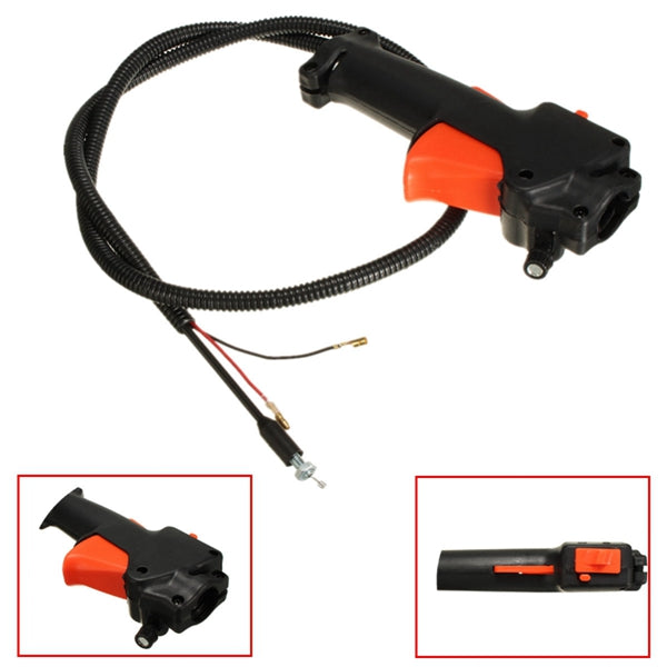 26mm Strimmer Trimmer Brush Cutter Handle Switch Throttle Trigger Cable