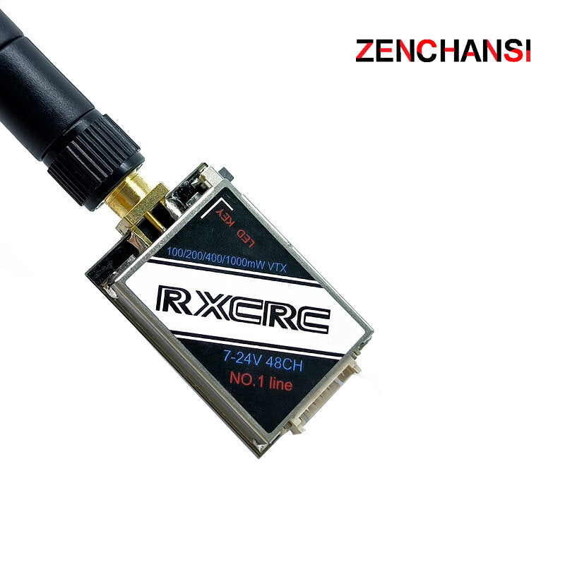 RXCRC 48CH 5.8G 0/100/200/400/1000mW Switchable VTX Video Transmitter Module OSD Control For FPV RC Racing Drone