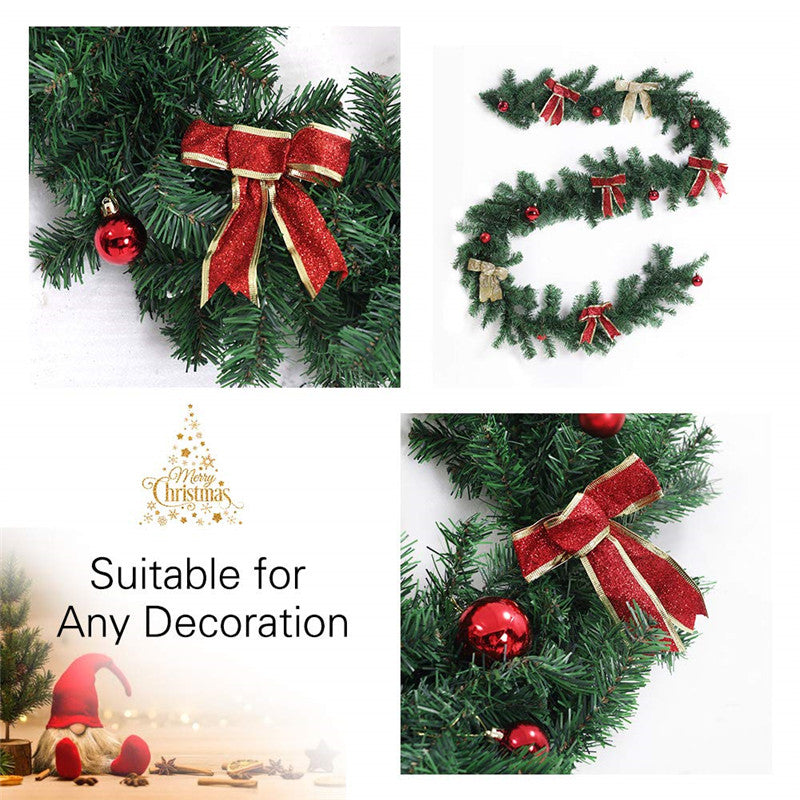 5.5M Christmas Tree Decoration Wreath Door Hanging Garland Window Wall Ornament Party Christmas Decorations Clearance Christmas Lights