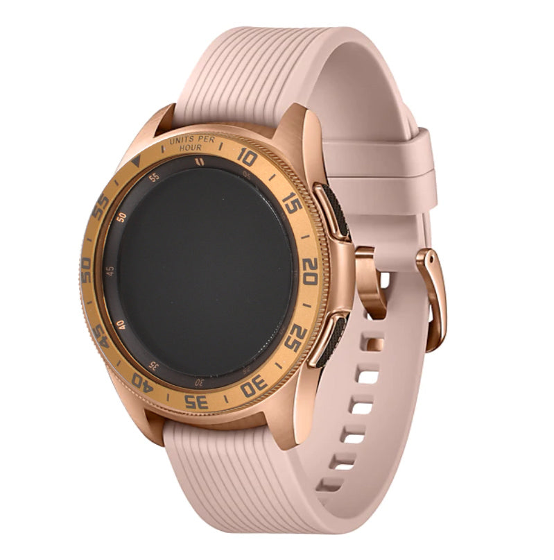 Bakeey Time / Speed Tachymeter Scale Metal Outer Edge Cover Watch Bezel Ring Dial for Samsung Galaxy Watch 42mm