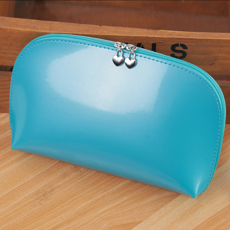Honana HN-CB06 PU Cosmetic Storage Bag 10 Colors Portable Waterproof Travel Toiletry Makeup Bag