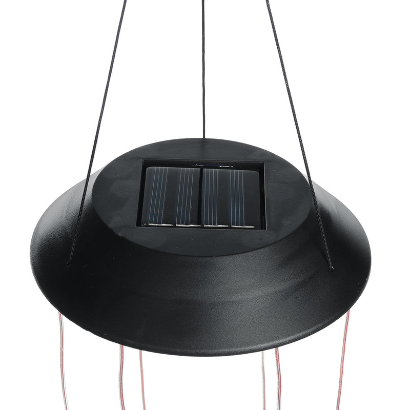 Color Changing LED Solar Powered Wind Chime Light Hanging Garden Yard Decor