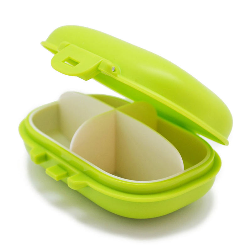 Honana HN-PB011 4-Compartment Portable Travel Pill Organizer and Medicine Box - 4 Compartments Case Daily