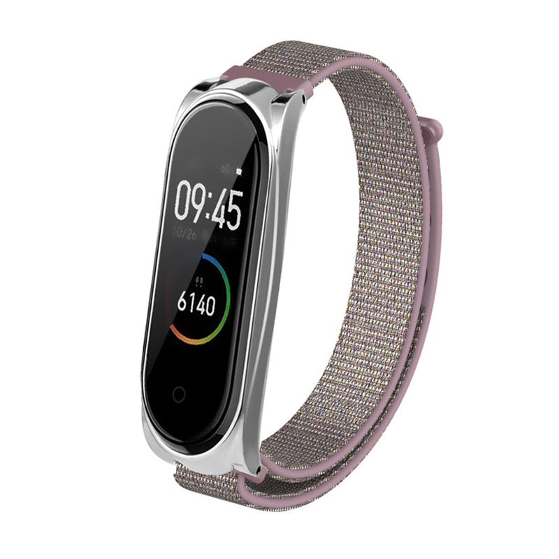 Colorful Nylon Watch Band Watch Strap Replacement for Xiaomi Miband 4 Non-original
