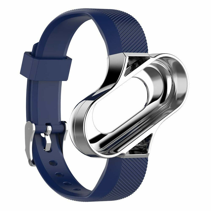 Bakeey Unique Design Watch Band Full Alloy Replacement Watch Strap for Xiaomi Mi band 3 Non-original