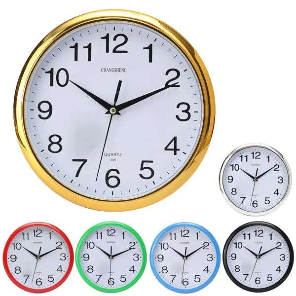 Quartz Wall Clock - Large, Vintage Round, Modern Home, Bedroom, Retro Time, Kitchen - Large Round Home Bedroom Time
