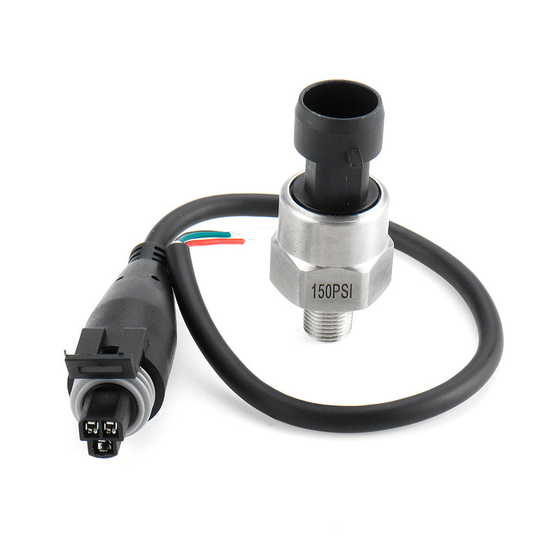 5V 1/8NPT Stainless Steel Fuel Pressure Sensor Transducer Sender For Oil Air Water 5/15/30/60/100/150/200/300/500/1000/1600 Psi