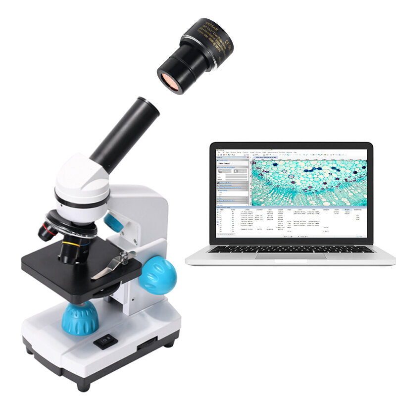 HAYEAR 5MP CMOS USB 2.0 Microscope Ocular Adapter Electronic Eyepiece HD Microscope Camera for Microscopio Stereo and Biological