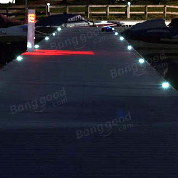 Solar Power White 6LED Road Driveway Pathway Stair Lights