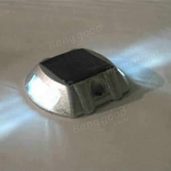 Solar Power White 6LED Road Driveway Pathway Stair Lights