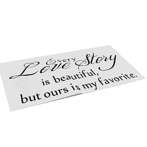 English Proverbs Wall Stickers Love Story  Wall Stickers