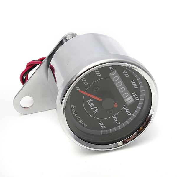 Universal LED Motorcycle Tachometer+Odometer Speedometer Gauge