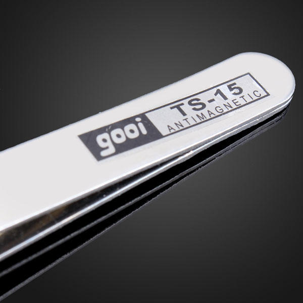 GOOI TS - 15 1mm 45 Curved Tweezers High Precision Rhinestone Tweezers