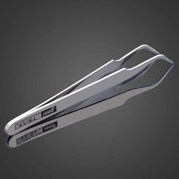 GOOI TS - 15 1mm 45 Curved Tweezers High Precision Rhinestone Tweezers
