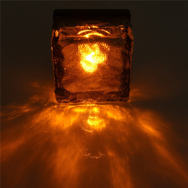 Solar Power Colorful LED Floating Light Waterproof Pond Pool Outdoor Path Brick Floor Lamp