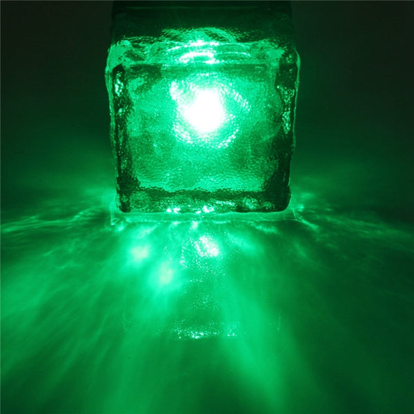 Solar Power Colorful LED Floating Light Waterproof Pond Pool Outdoor Path Brick Floor Lamp