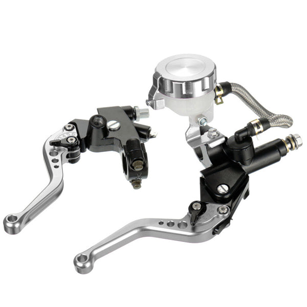 7/8 Inch Motorcycle Front Brakes Master Cylinders with Adjust Levers for Suzuki