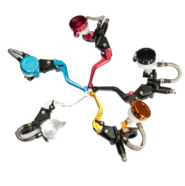 7/8 Inch Motorcycle Front Brakes Master Cylinders with Adjust Levers for Suzuki