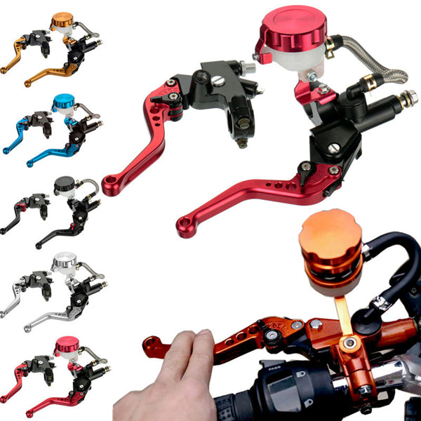 7/8 Inch Motorcycle Front Brakes Master Cylinders with Adjust Levers for Suzuki