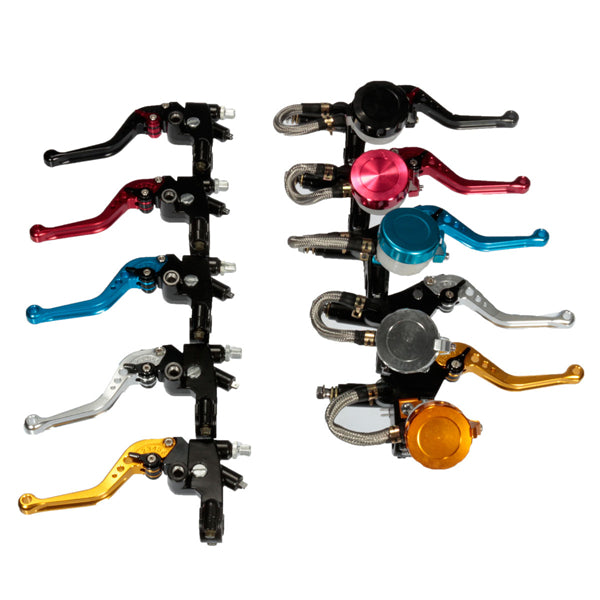 7/8 Inch Motorcycle Front Brakes Master Cylinders with Adjust Levers for Suzuki
