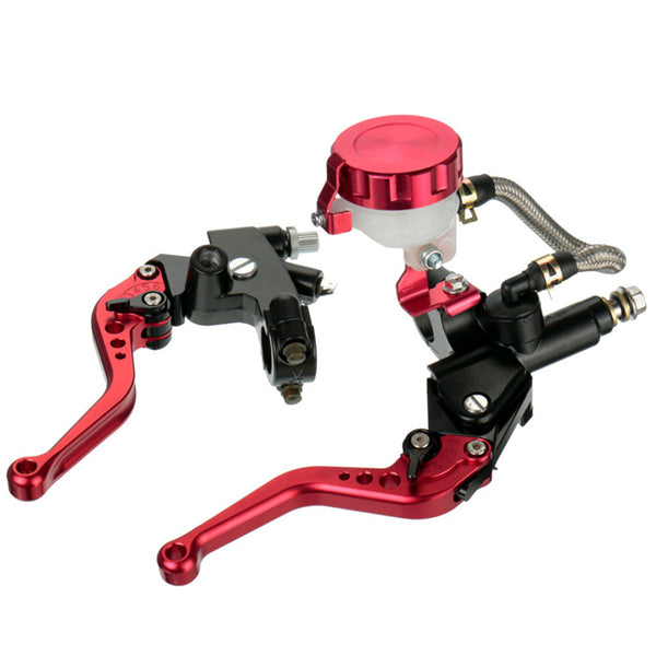 7/8 Inch Motorcycle Front Brakes Master Cylinders with Adjust Levers for Suzuki