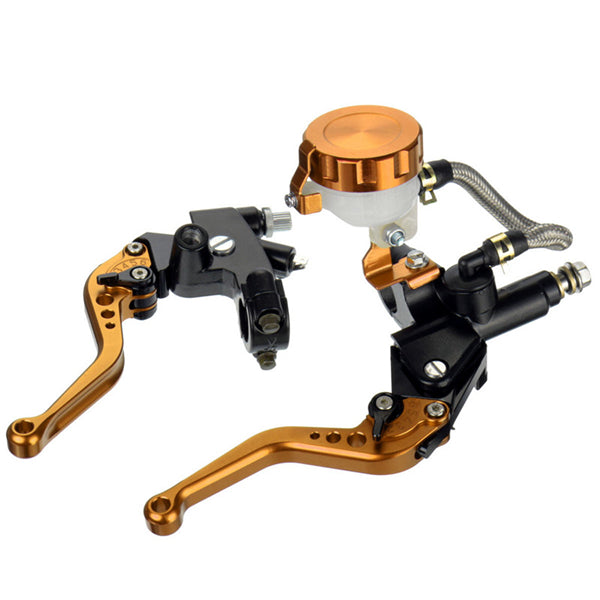 7/8 Inch Motorcycle Front Brakes Master Cylinders with Adjust Levers for Suzuki