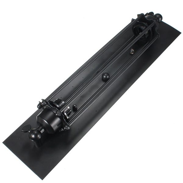 NEW Industrial Long Black Wall Plate Retro Wall Light Rustic Wall Sconce Plate