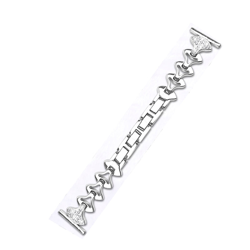 Bakeey Fashionable Replacement Stainless Steel Crystal Chain Watch Band for Fitbit Smart Watch