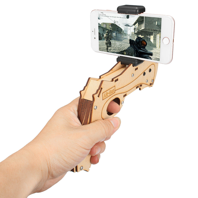 DIY Augmented Reality AR Toy with Cell Phone Stand Holder Protable Wood AR