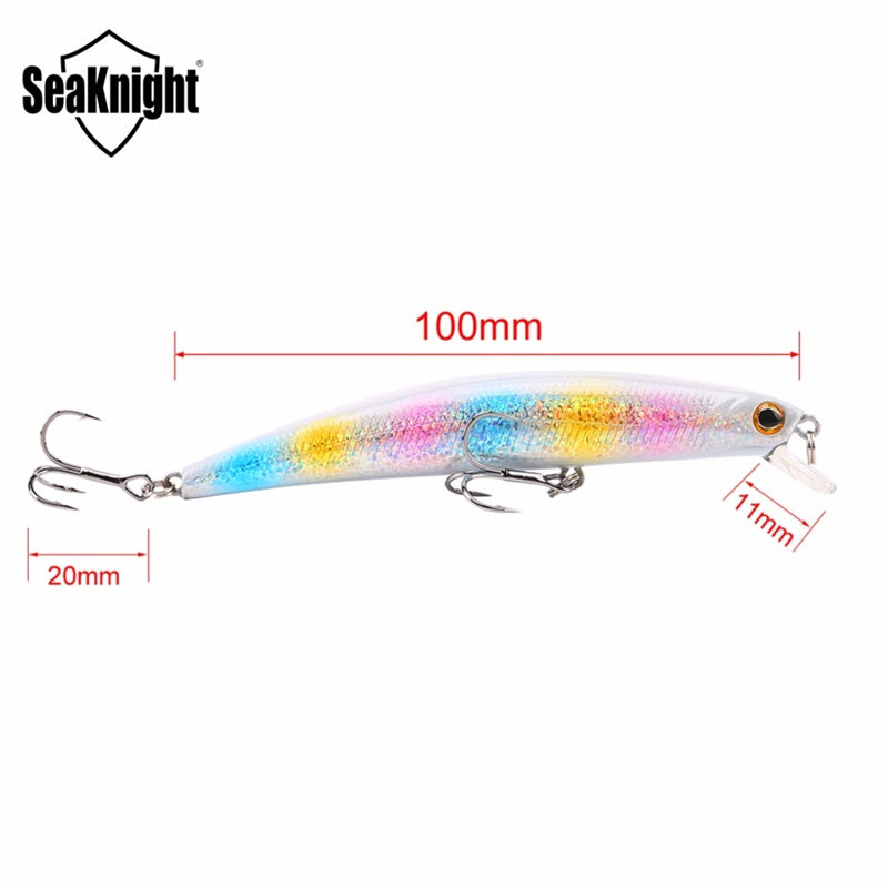 SeaKnight SK025 Minnow 1PC 11g 100mm 0-0.5m Depth Fishing Lure Freshwater Fishing Hard Bait