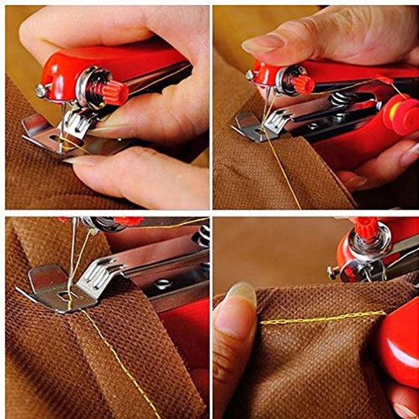 Honana WX-T32 Portable Hand-Held Mini Sewing Machine Clothes Fabric Pocket For DIY Needlework