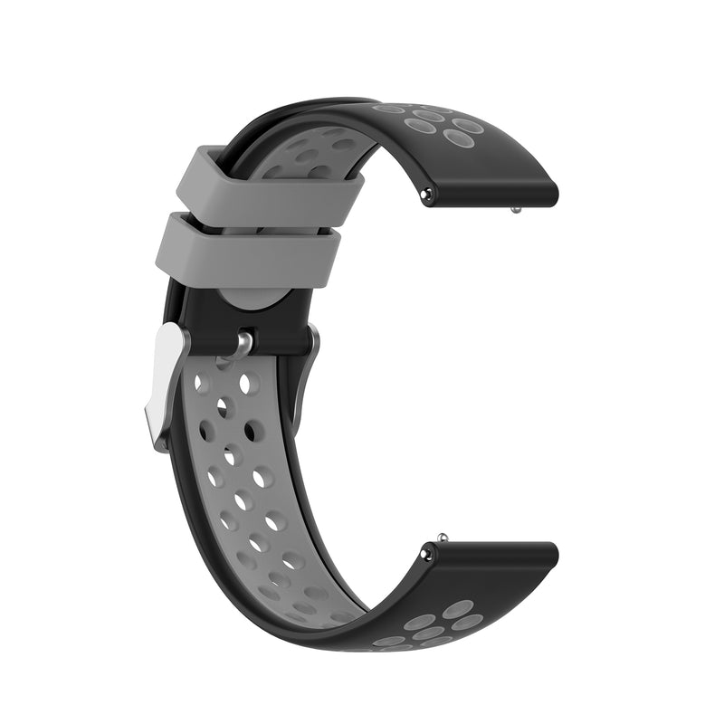 Bakeey 22mm Two-color Buckle Strap Stoma Silicone Replacement Strap For Amazfit GTR 47MM
