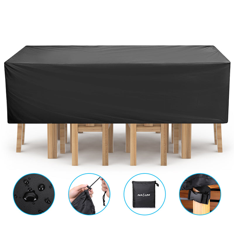 Waterproof and Dust-proof Outdoor Furniture Cover - 420D Oxford Fabric Desk Chair Protective Garden Patio
