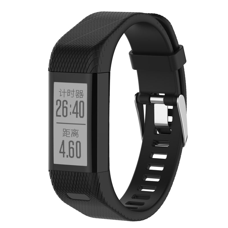 Bakeey Texture Silicone Replacement Strap Smart Watch Band For Garmin Vivosmart HR+/Approach X10/X40