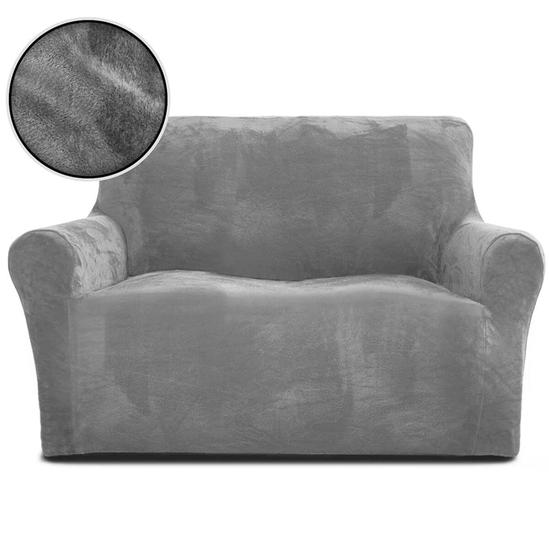 1/2/3 Seaters Velvet Sofa Cover Thicken All-inclusive Elastic Chair Seat Protector Stretch Slipcover Home Office Furniture Accessories Decorations