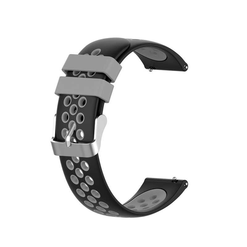 Bakeey 22mm Two-color Buckle Strap Stoma Silicone Replacement Strap For Amazfit GTR 47MM