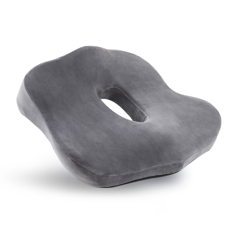 Decompression Memory Foam Cushion Winter Office Butt Cushion Butterfly Non-slip Plush Cushion For Home Office