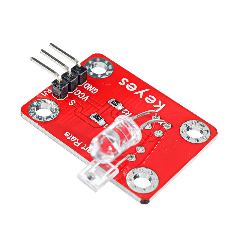 Keyes Brick Finger Heartbeat Module(Pad hole) with Pin Header Board Analog Signal