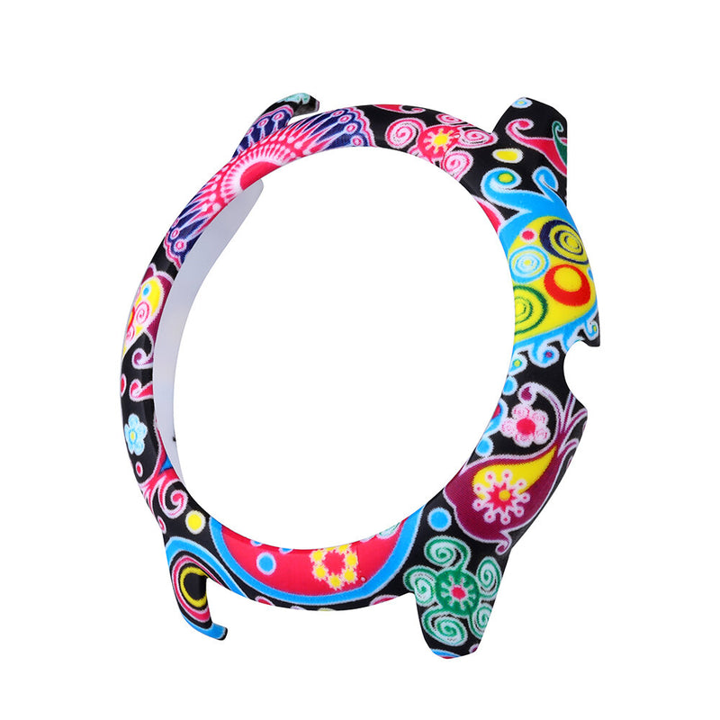 Colorful Pattern Watch Case Watch Cover Case Cover Screen Protector for Haylou Solar LS05