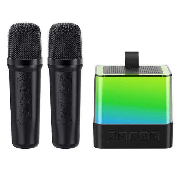 SUNXINPIN bluetooth 5.3 Speaker Portable Speaker with Microphone HiFi Bass LED Light Support TF Card AUX Outdoors Portable Speaker