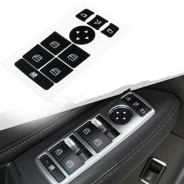 Window Switch Button Repair Stickers For 2008-2014 Mercedes Benz W204 C300 C350