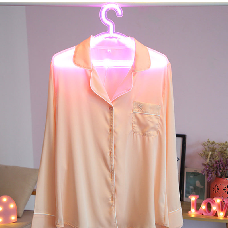 USB LED Neon Clothes Hanger PVC Neon Sign Night Light Colorful For Bedroom Home Wedding Party Decorative Xmas Gift Wardrobe Lamp