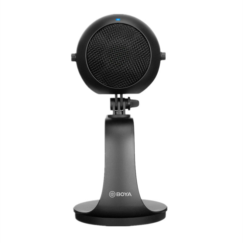 BOYA BY-PM300 Professional Desktop USB Microphone with Gain Control Type-C/3.5mm Output for PC Computer for Recording Live Streaming Gaming