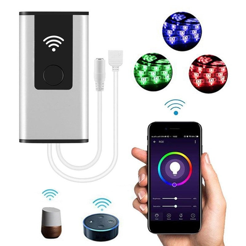 DC12V-24V 3A WiFi Controller for RGB Single Color LED Strip Light Support Alexa Google Home