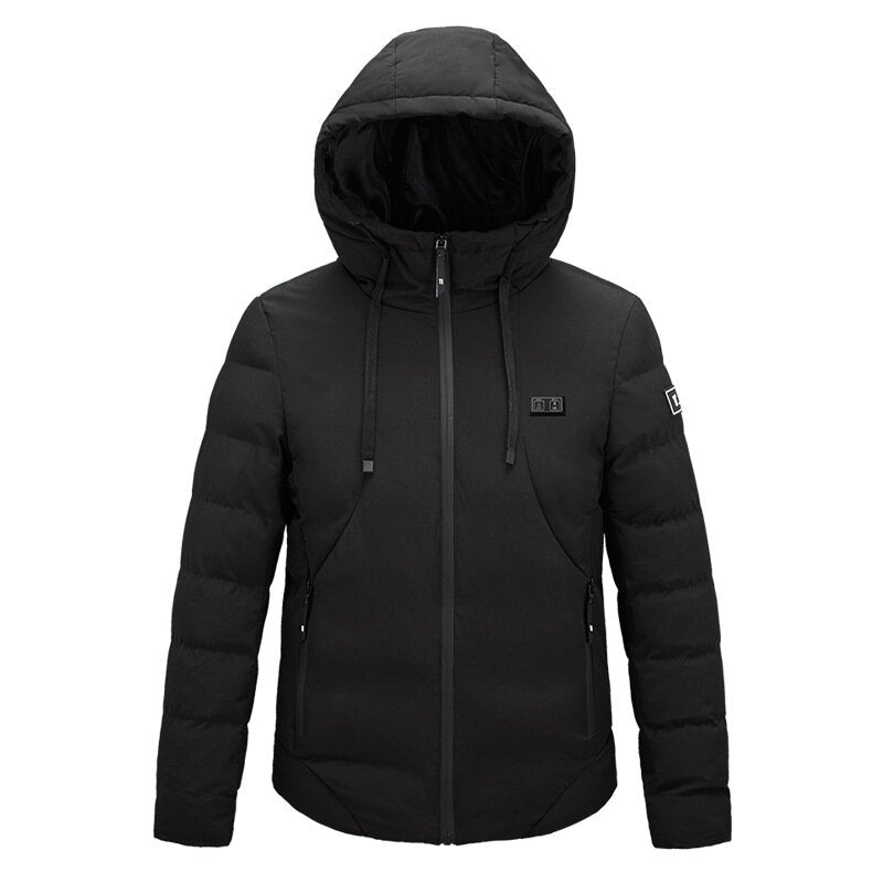 3-Modes Control Winter Heated Jacket USB Charging Coat Warm Up Heated Clothing Washable Soft Safe Top