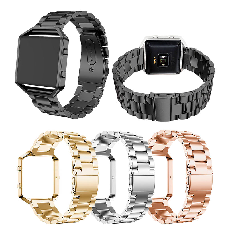 Bakeey Steel Metal Frame Watch Case Cover Frame Watch Band For Fitbit Blaze Watch