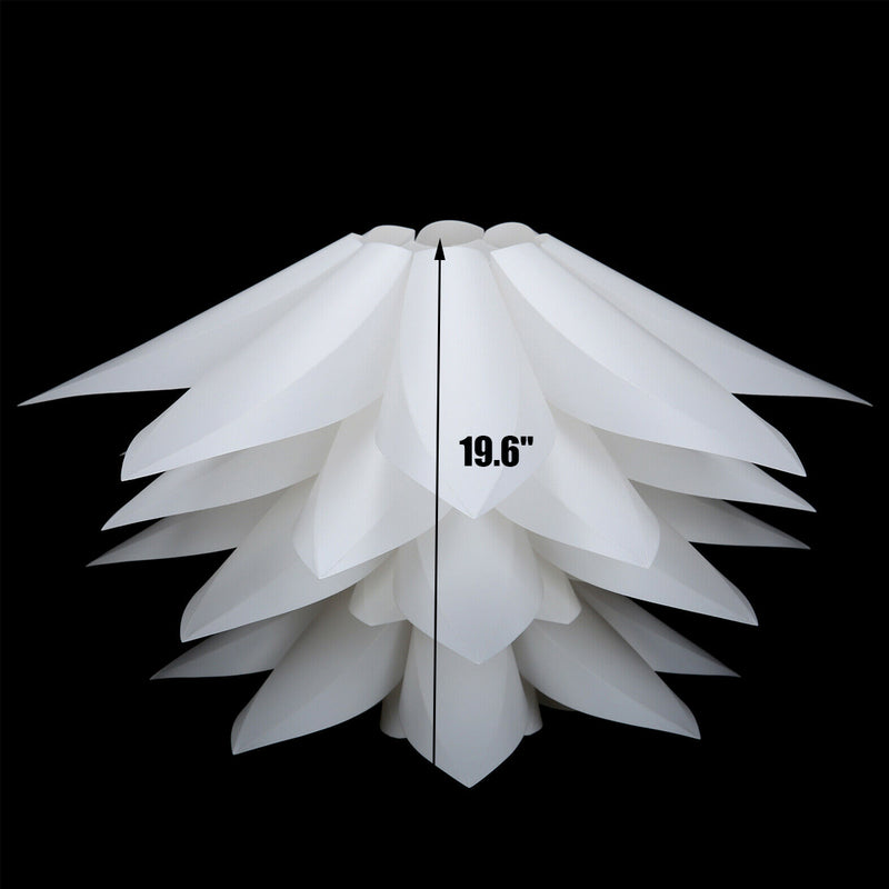 7-Color Lotus Chandelier Ceiling Pendant Light Lampshade Home Decor - 7 Colors DIY Shape