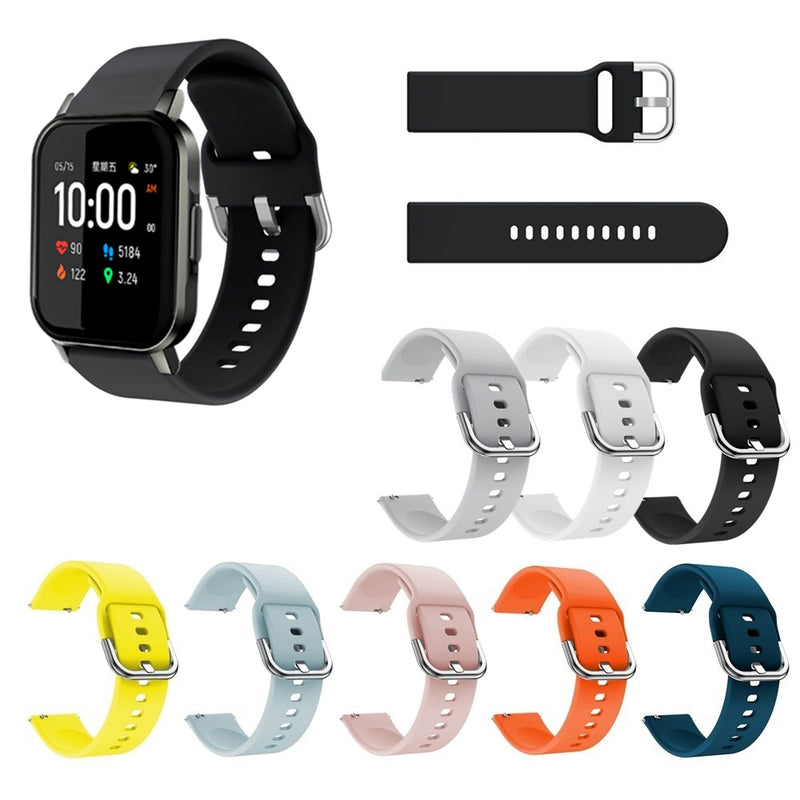 Soft Silicone Watch Strap Watch Band for Haylou LS02 BW-HL1 BW-HL2 BW-HL1T BW-HL1Pro